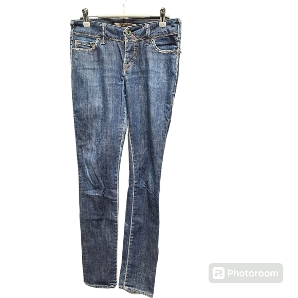 1921 Skinny Leg Western Love Jeans Size 27/32 embellished - Picture 1 of 7